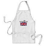 Union Jack funny slogan Apron