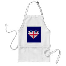 Union Jack Heart Gifts Aprons