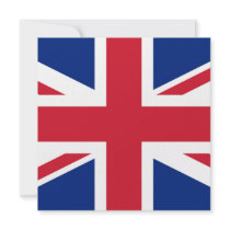 Union Jack Personalized Announcement