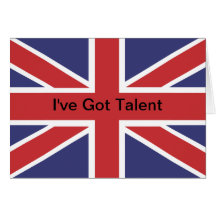 Union Jack I've Got Talent Card