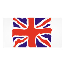 Union Jack Customized Photo Card