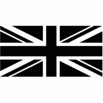 Union Jack Photo Cut Outs