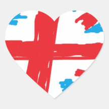 Union Jack pic.gif Autocollants En Cœur