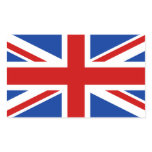 Union Jack Rectangular Sticker