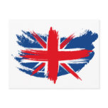 Union Jack Sketched Postcard