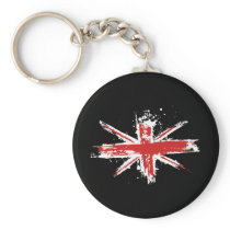 Union Jack Splatter Keychain keychains