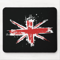 Union Jack Splatter Mousepad mousepads