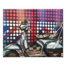 union jack stage vespa photo art