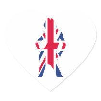 Union jack stickers