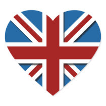 Union Jack Heart Sticker