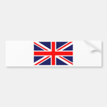 Union Jack - UK Flag Bumper Stickers