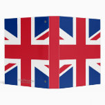 Union Jack United Kingdom Vinyl Binders