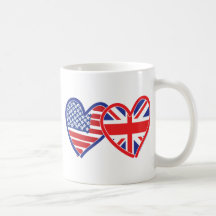 Union Jack/USA Mugs