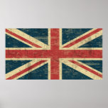Union Jack Vintage Distressed Poster
