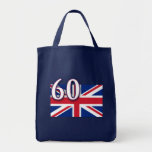 Union Jack with 60 for the Diamond Jubilee Canvas Bags
