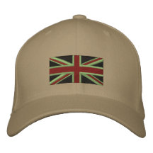 Union Jack - Woodland Embroidered Baseball Cap