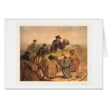 Union Soldiers Storming Fake Defences 1873 Greeting Cards