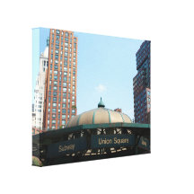 Union Square Subway NYC Stretched Canvas Print