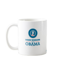 Union Workers for Obama Coffee Mug