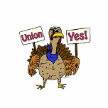 Union Yes - Talking Turkey photo sculptures