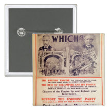 Unionist Party Poster for British General Pins