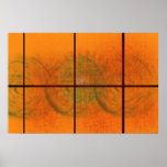 unique abstract art poster