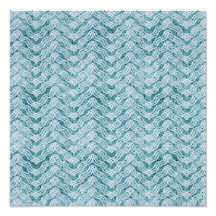 Unique Baby Blue ZigZag Art Photo