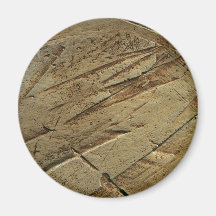 Unique Beige Texture (Art) Fridge Magnets