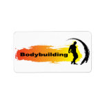 Unique Bodybuilding Personalized Address Label