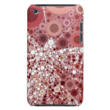 Unique Butterfly Dragonfly Mosaic Mauve Color Barely There iPod Case