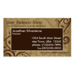 Unique Chocolate Swirl Business Cards