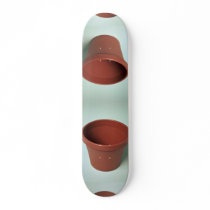 Unique Clay pot Skateboard