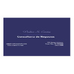 Unique Cool Simplicity Plain Cartões De Visitas
