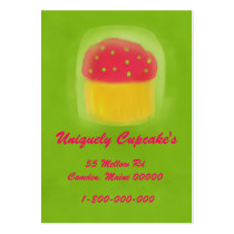 Unique Cupcake Bakery business cards