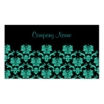 Unique Damask Design Business Card