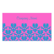 Unique Damask Design Business Card