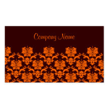 Unique Damask Design Business Card