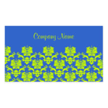 Unique Damask Design Business Card