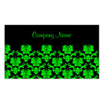Unique Damask Design Business Card Templates