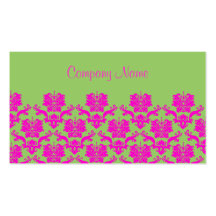 Unique Damask Design Business Card Templates