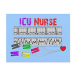Unique Design ICU Nurse Gifts Postcards