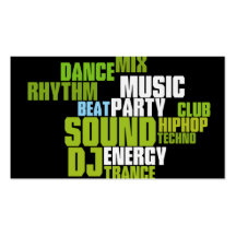 Unique DJ Business Card