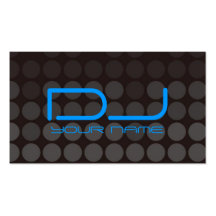 Unique DJ Business Card