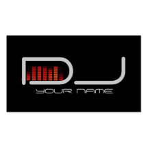 Unique DJ Business Card