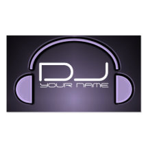 Unique DJ Business Card