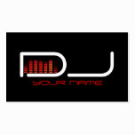 Unique DJ Business Card business cards