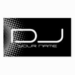 Unique DJ Business Card business cards
