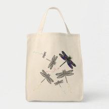 Unique Dragonfly Tote Bag