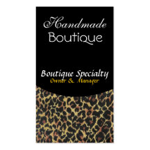 Unique  Elegant  Animal Print  Designs Business Cards