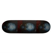 Unique Face Graffiti Skateboard
